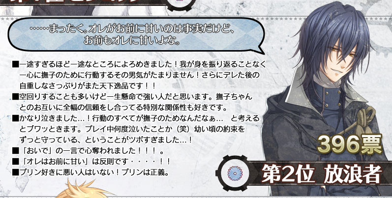 clock zero 終焉の一秒 人気投票結果 壊れた世界ver clock zero 終焉の一秒 人気投票結果 壊れた世界ver