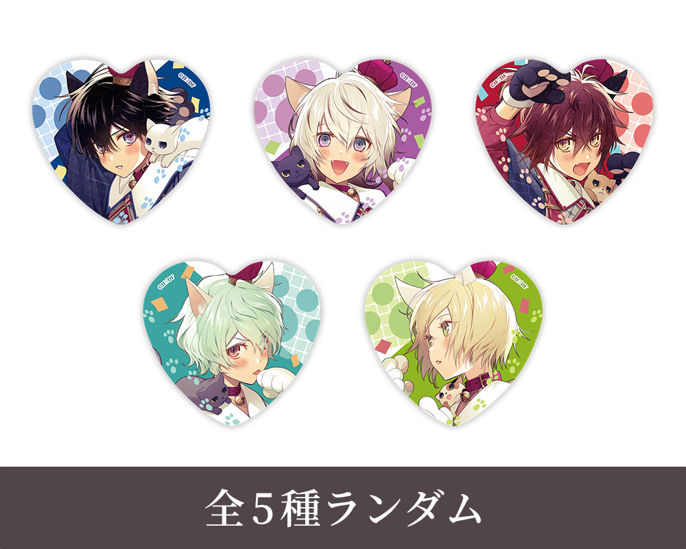 Collar×Malice【Revival】 ランダムハート型缶バッジ ifちびっこver.