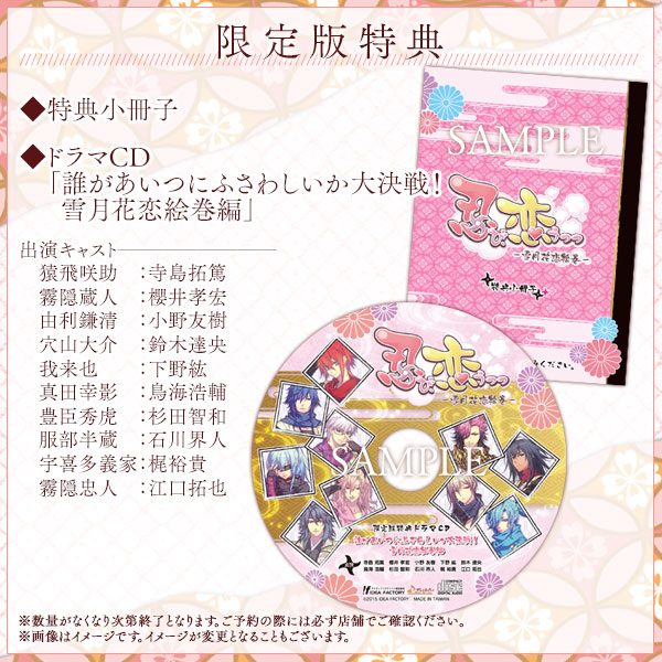 忍び、恋うつつ ― 雪月花恋絵巻 ―